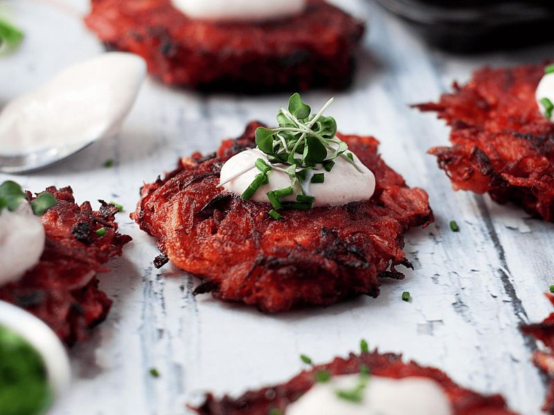 Beet Latkes