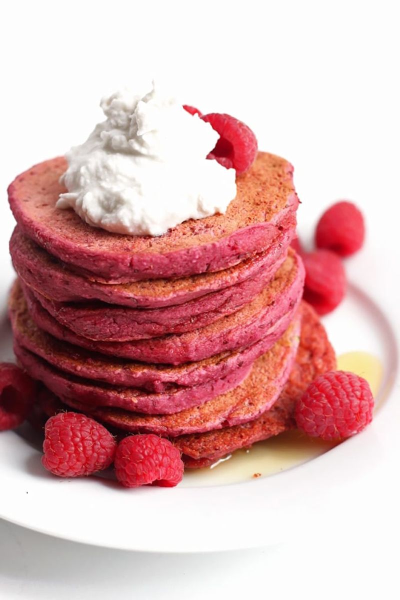 Red Velvet Beet Pancakes
