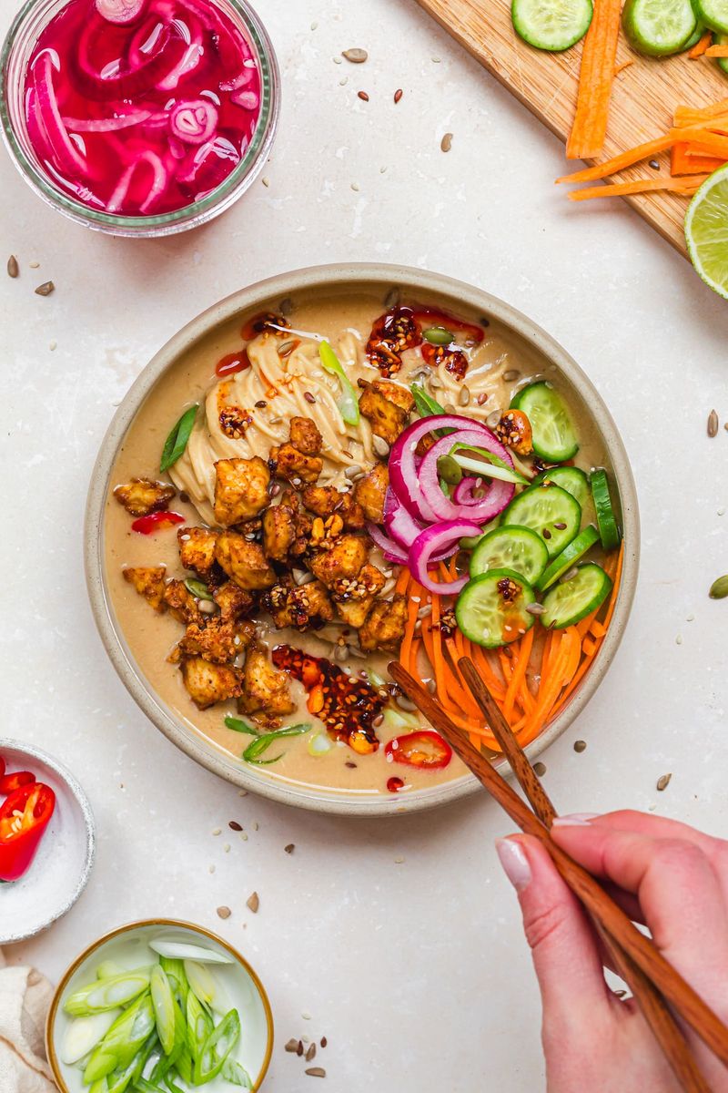 Thai Peanut Noodle Bowl