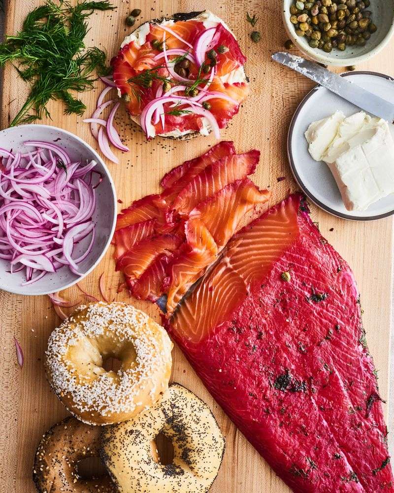 Beet-Cured Salmon