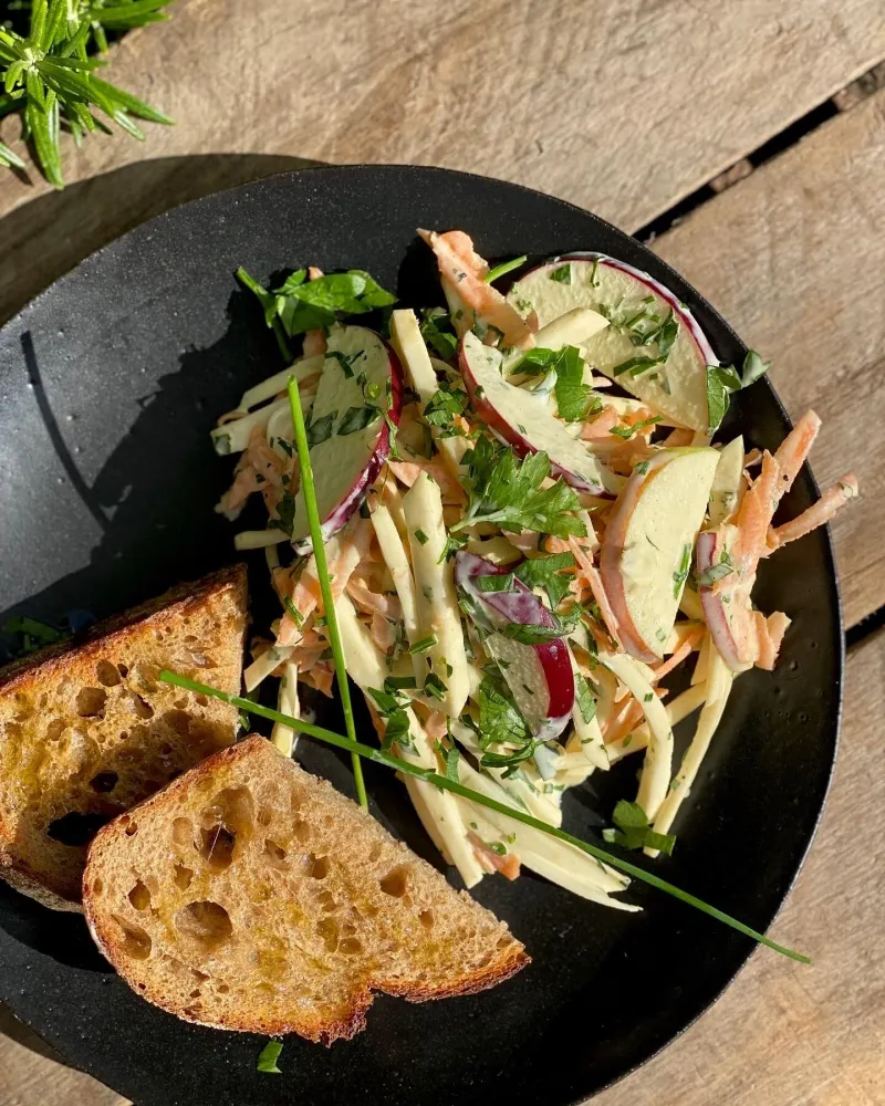 Celeriac and Apple Remoulade