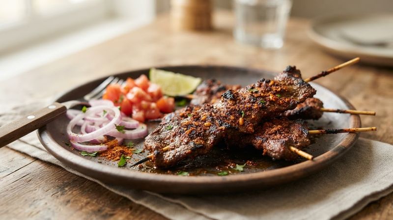 Nigeria - Suya (Spiced Beef Skewers)