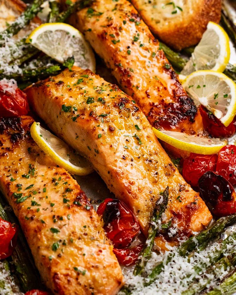 Sheet Pan Lemon Herb Salmon