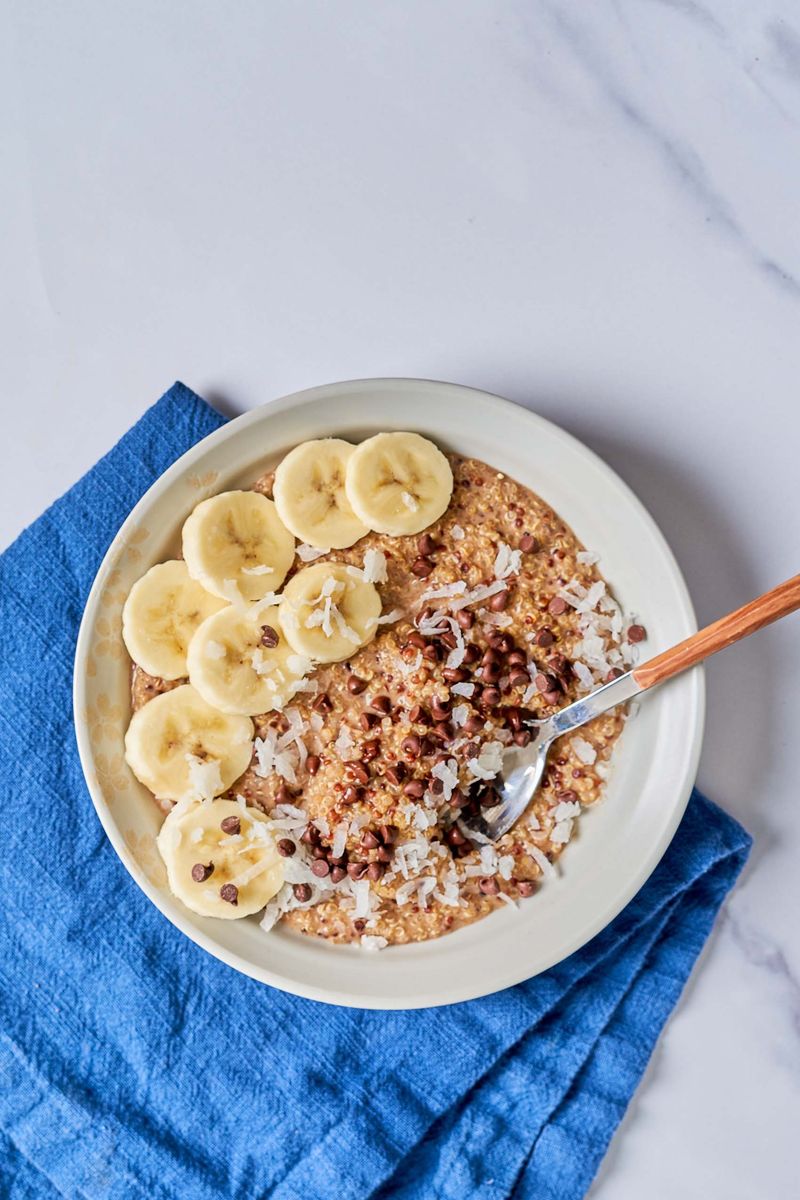 Quinoa Breakfast Bowl With Almond Butter