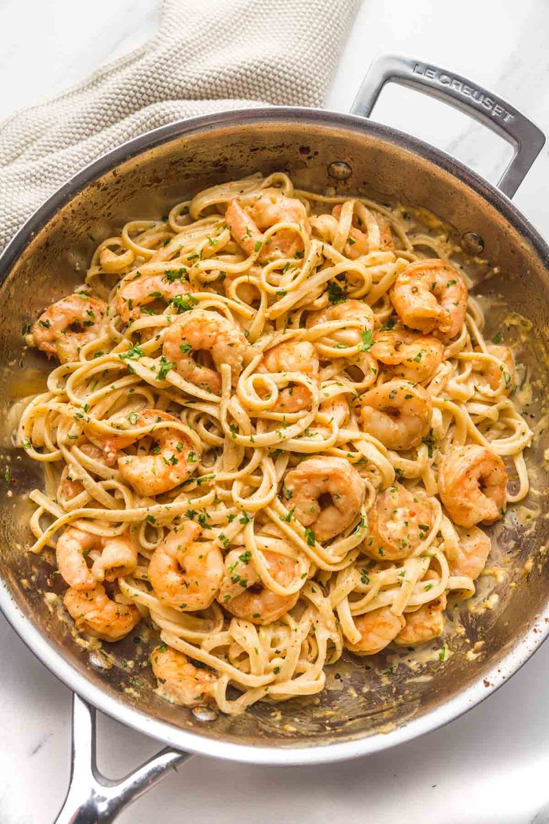 Garlic Butter Shrimp Pasta