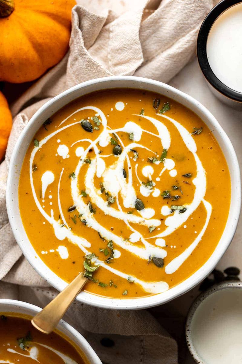 Pumpkin Coconut Milk Soup