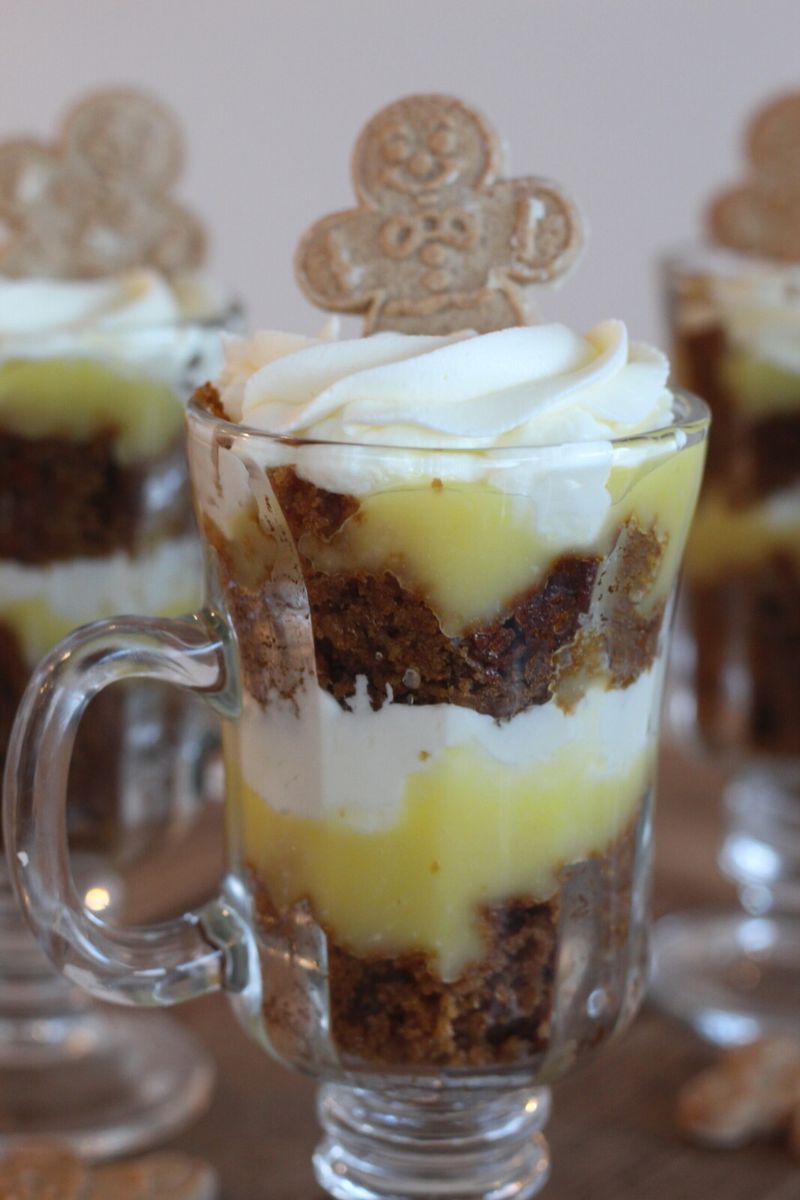 Lemon Curd and Ginger Biscuit Trifle