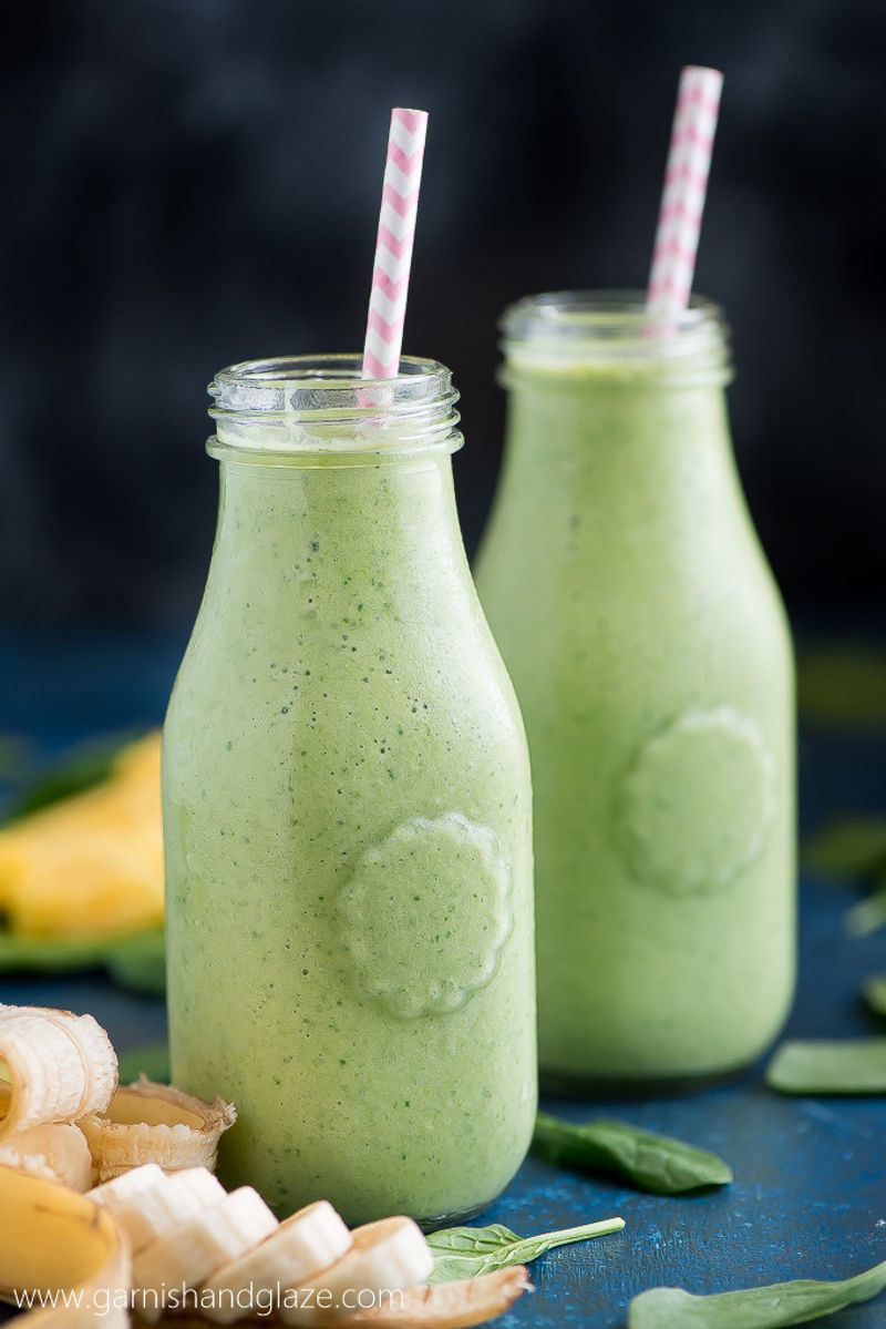 Pineapple and Spinach Banana