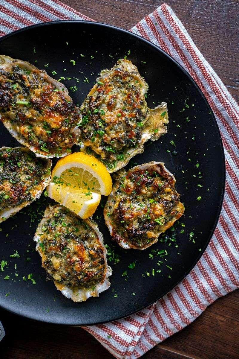 Oysters Rockefeller