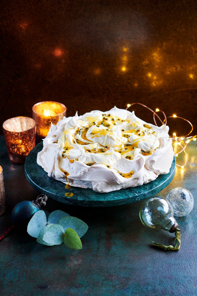 Passion Fruit Pavlova