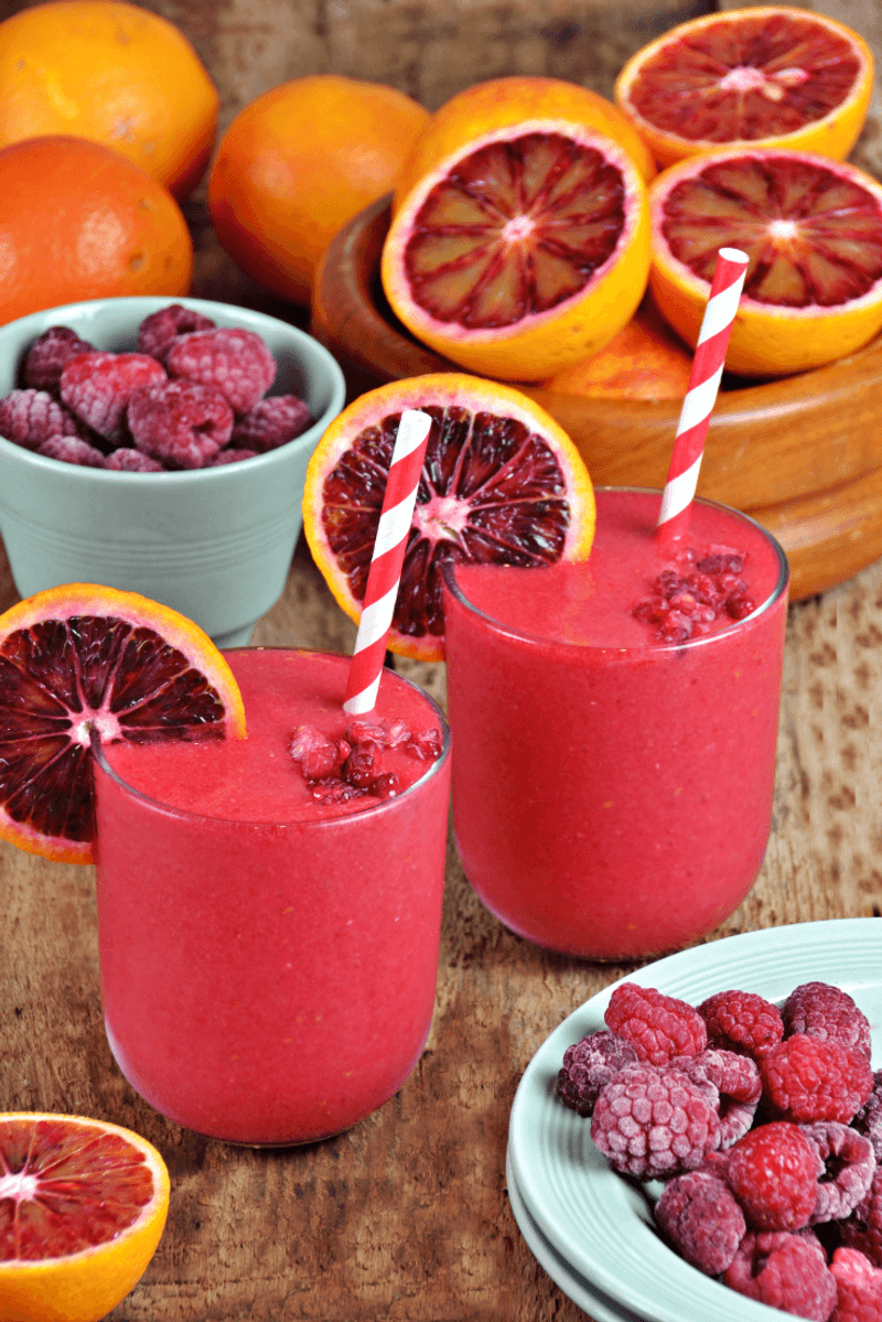 Raspberry and Orange