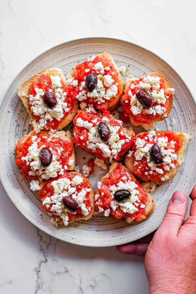 Dakos (Cretan Barley Rusk Salad)