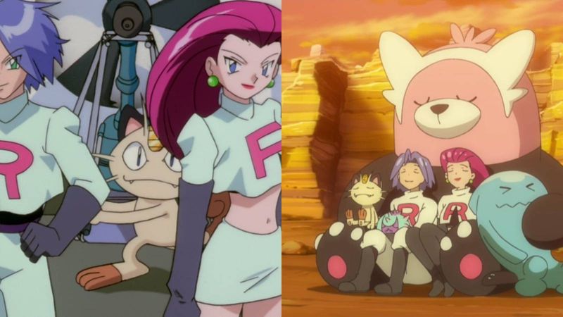 Team Rocket Trio - Jessie, James, and Meowth
