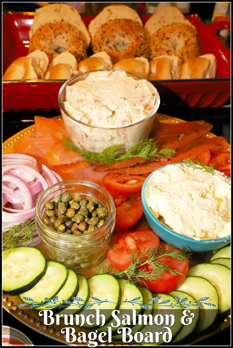 Smoked Salmon Bagel Board