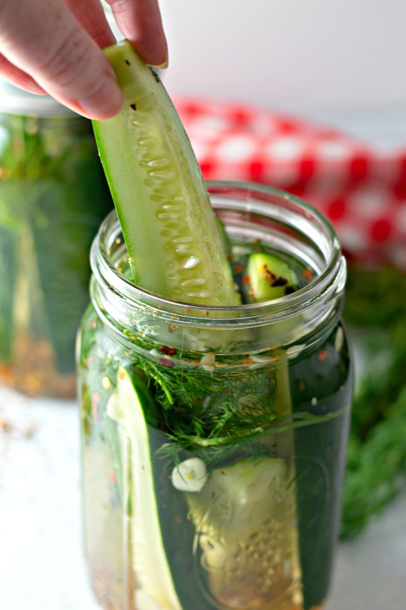 Pickles Eaten Straight From the Jar