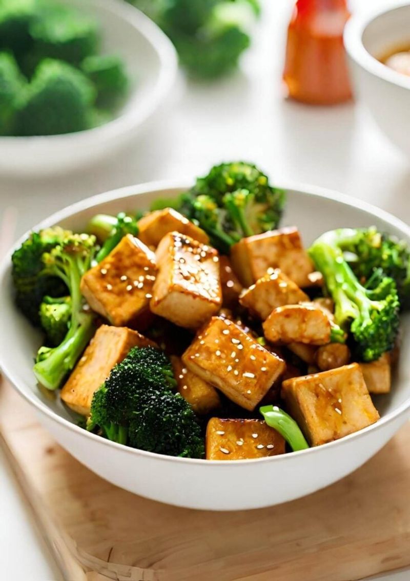 Tofu and Vegetable Stir-Fry Casserole