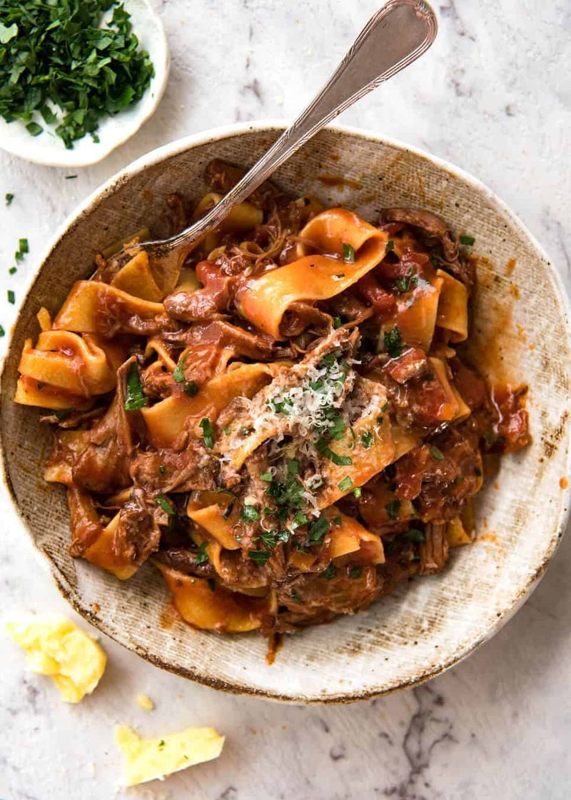 Slow-Cooked Beef Ragu with Pappardelle