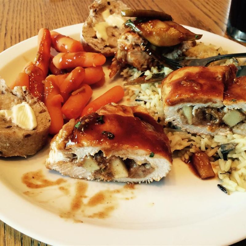 Apple and Cheddar Stuffed Chicken Breast