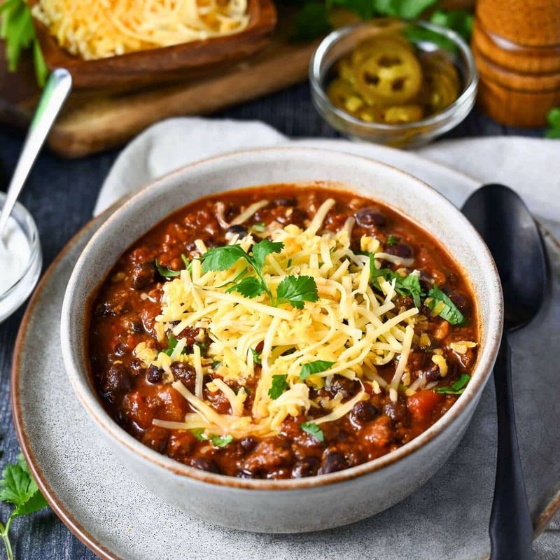 Black Bean and Beef Chili Stew