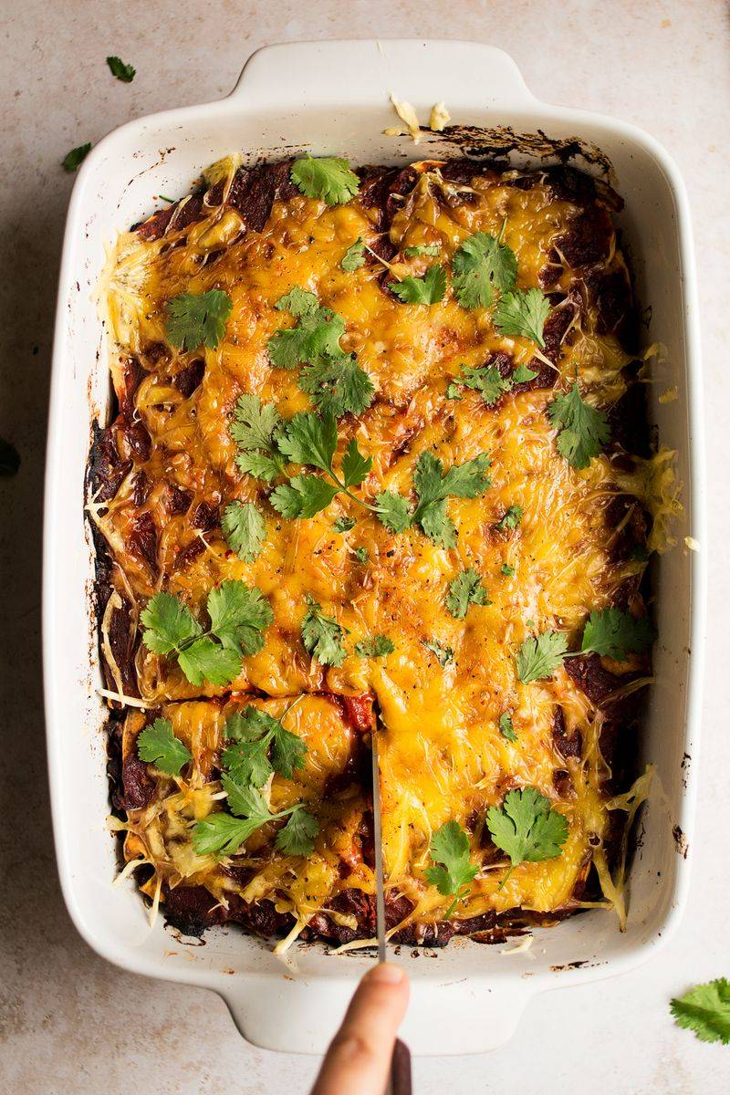Sweet Potato and Black Bean Casserole