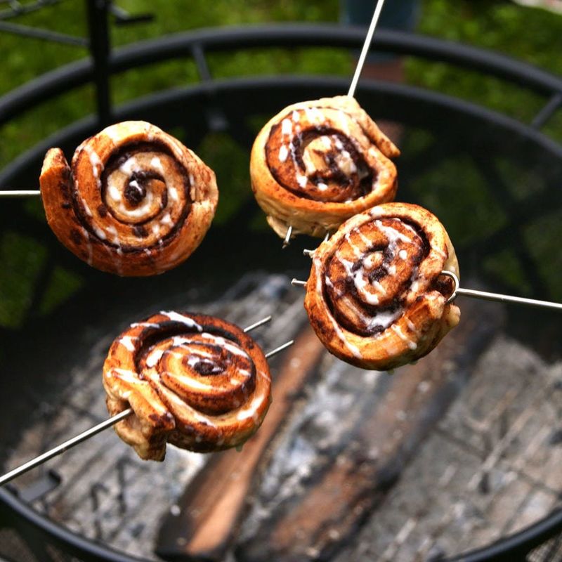 Campfire Cinnamon Rolls