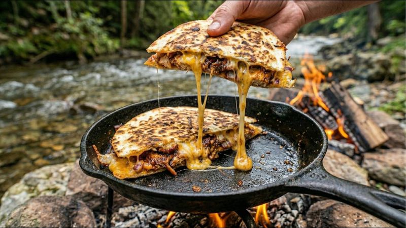Campfire Quesadillas
