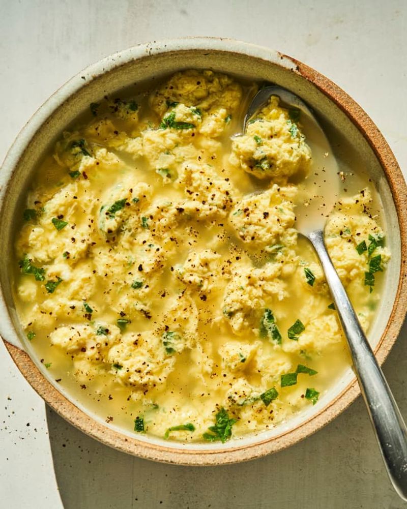 Stracciatella Soup (Italian Egg Drop Soup)