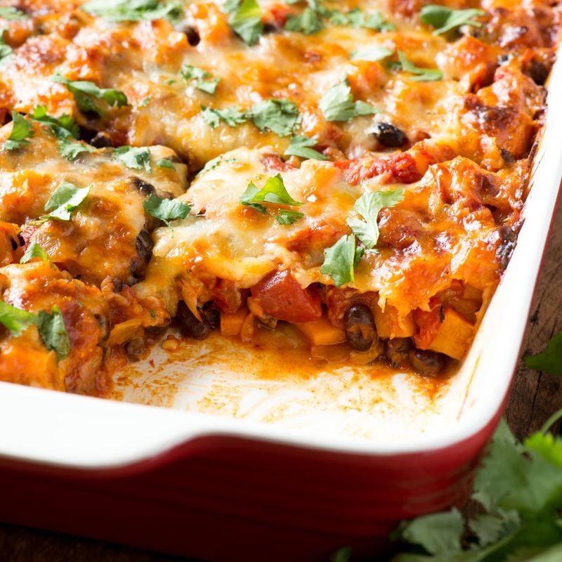 Sweet Potato and Black Bean Lasagne