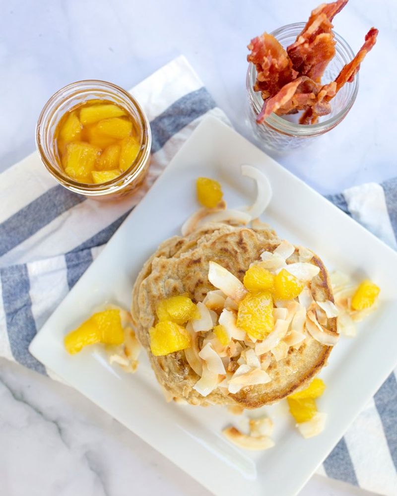 Coconut Flour Mini Pancakes