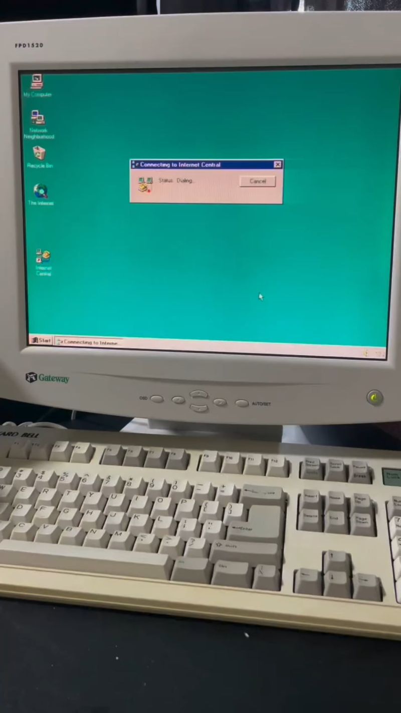Sitting Through the Dial-Up Internet Screeching Noise