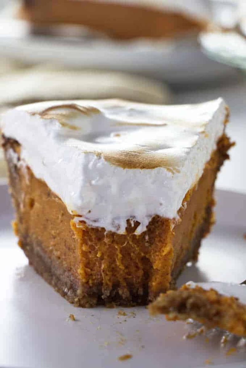 Sweet Potato Pie with Marshmallow Fluff - Southern United States
