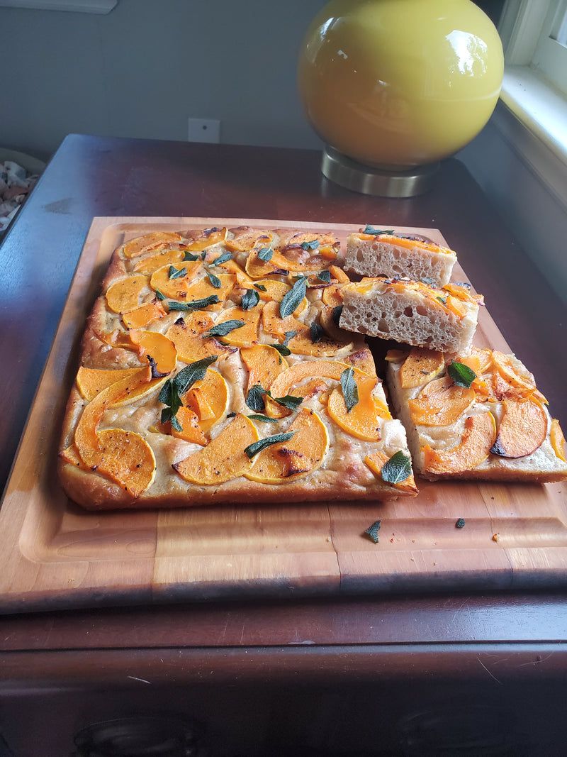 Butternut Squash and Sage Focaccia