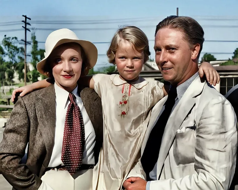 Marlene Dietrich and Rudolph Sieber