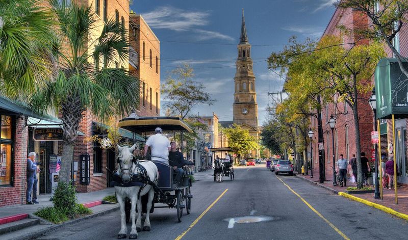 Downtown Charleston During Peak Season
