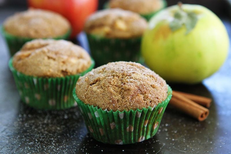 Brown Butter Apple Muffins
