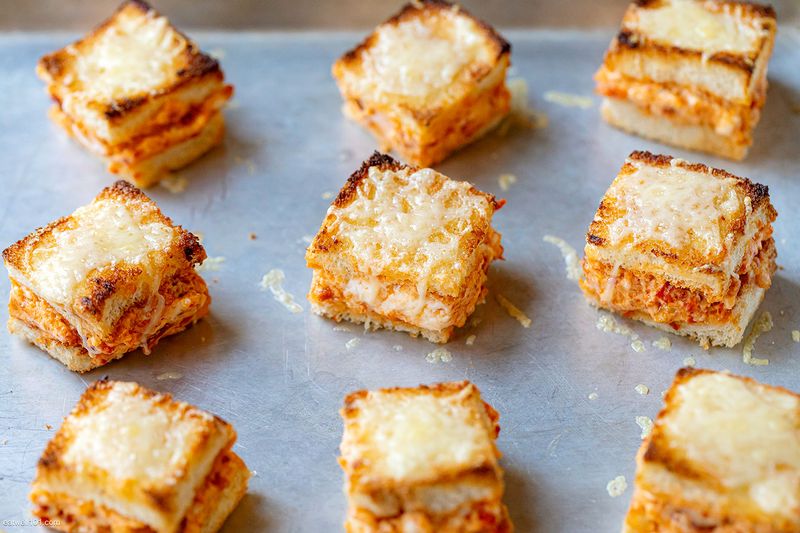 Grilled Cheese Sandwich Bites