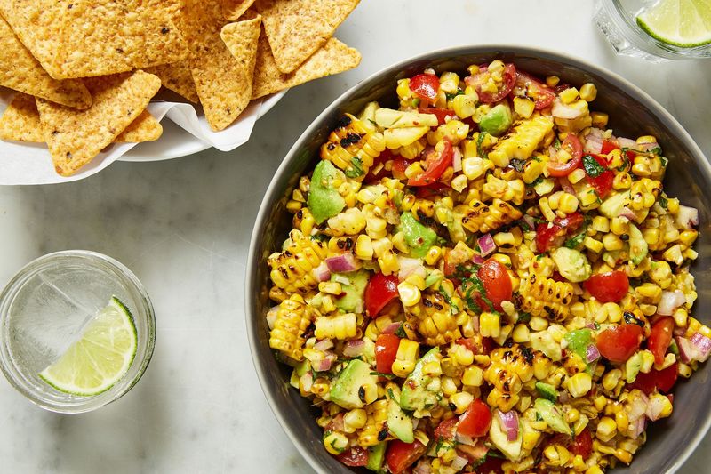 Grilled Corn Salsa