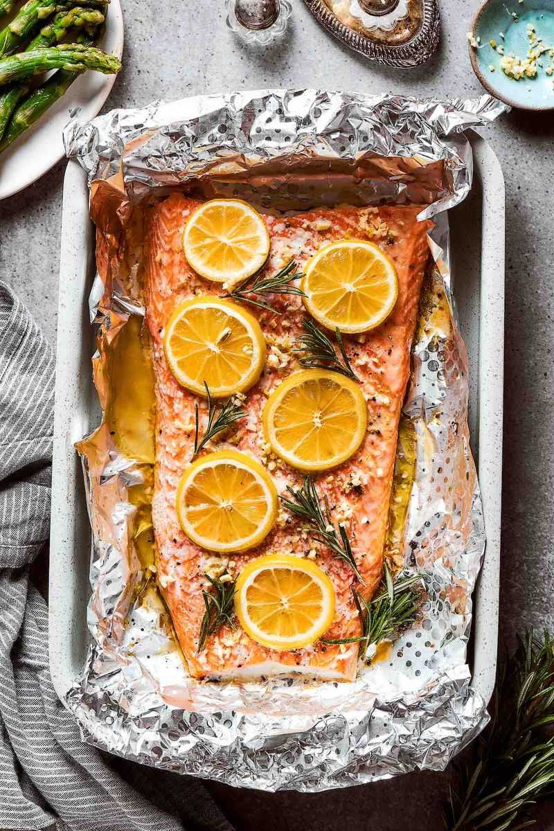 Honey-Glazed Salmon with Asparagus