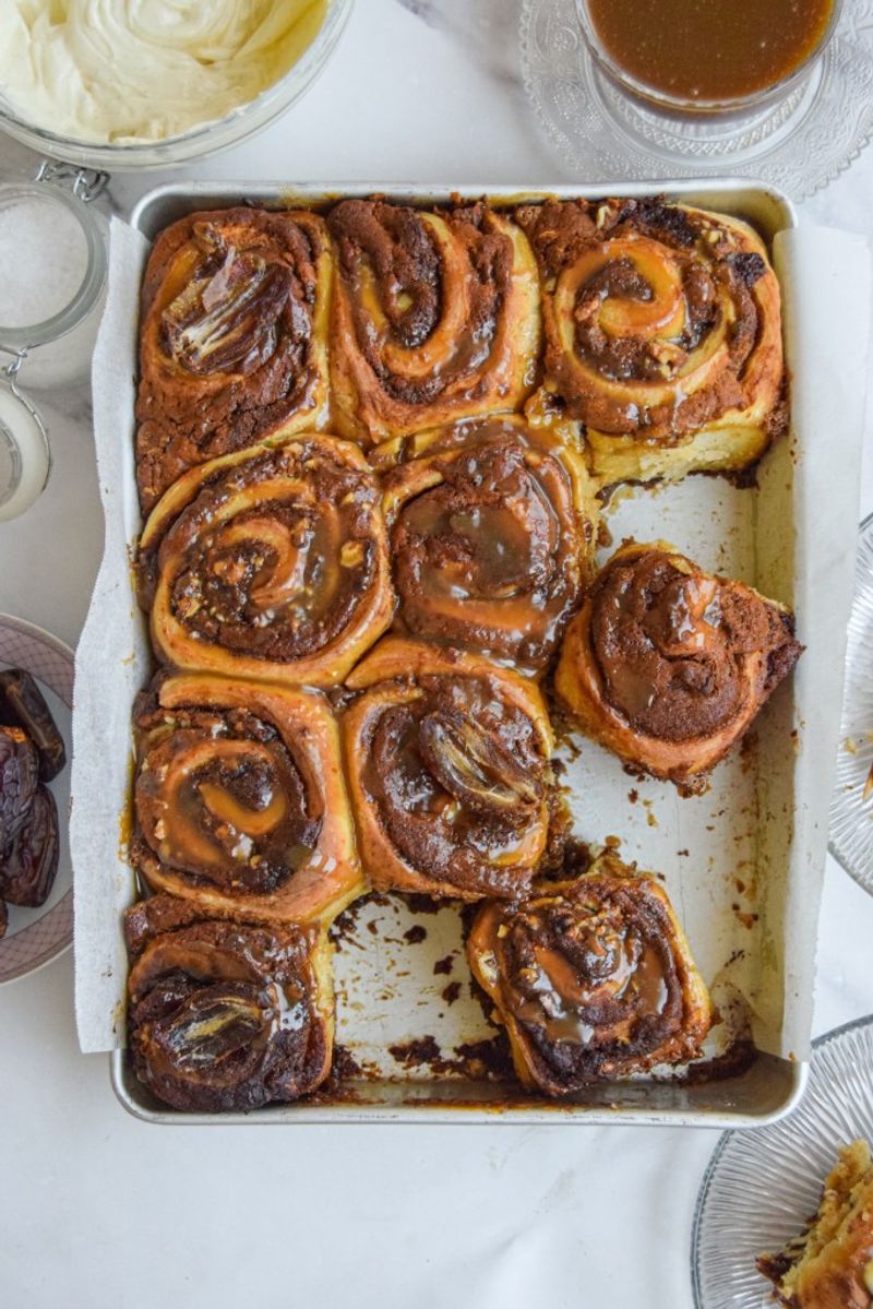 Sticky Toffee Pudding Doughnuts