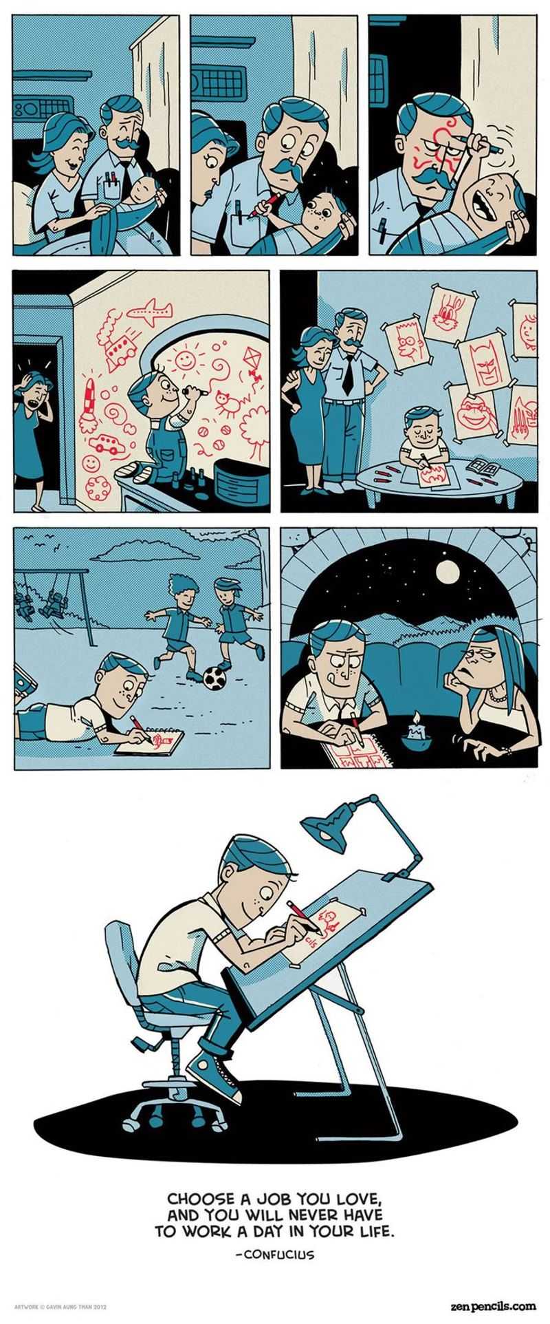 Zen Pencils by Gavin Aung Than