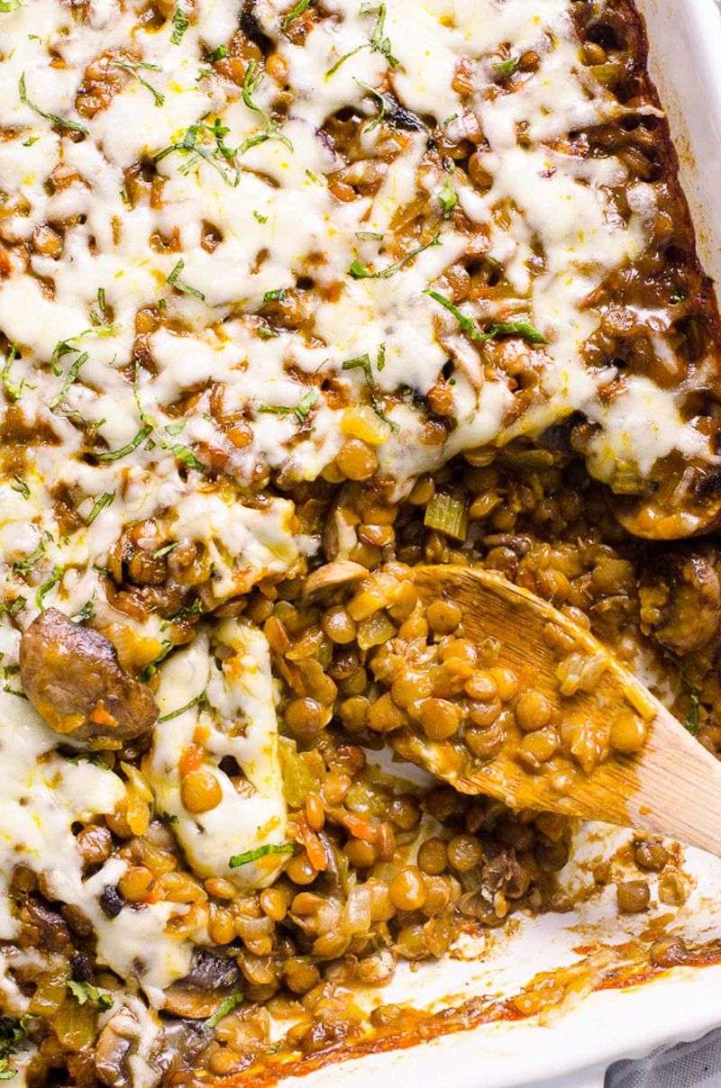 Lentil and Tomato Casserole