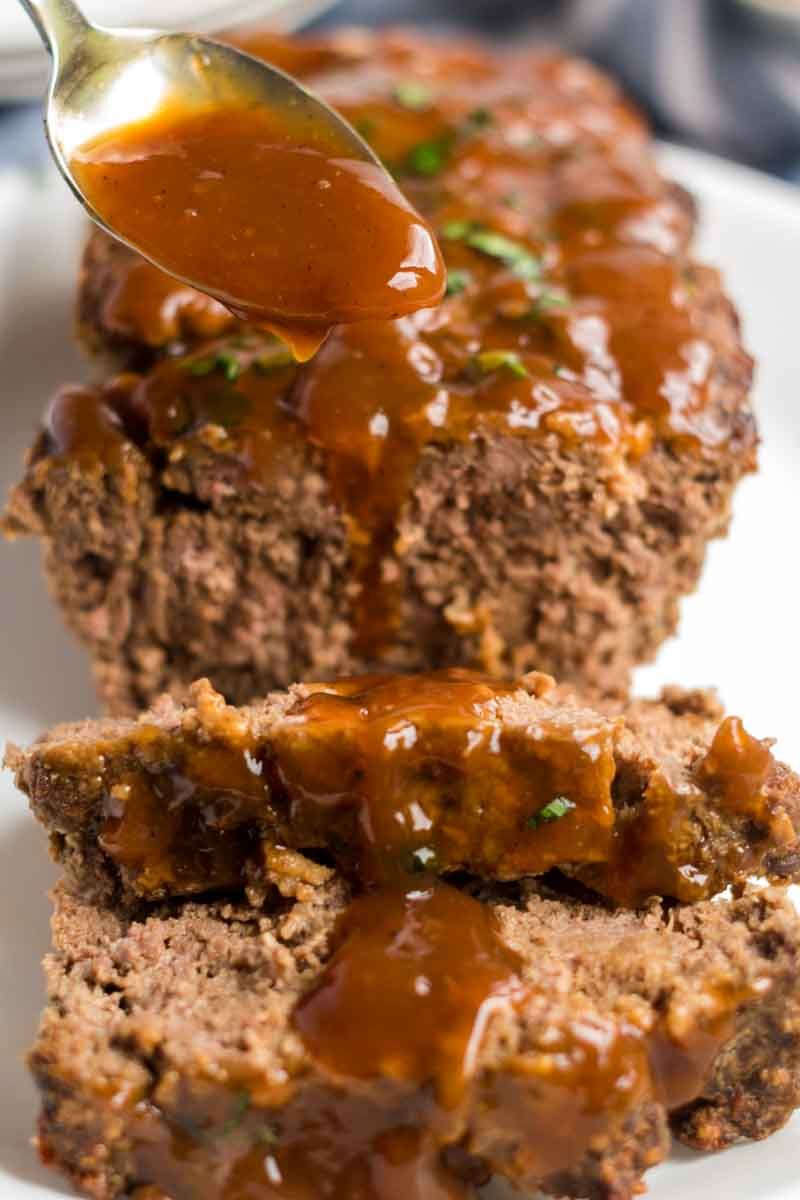 Meatloaf with Brown Gravy