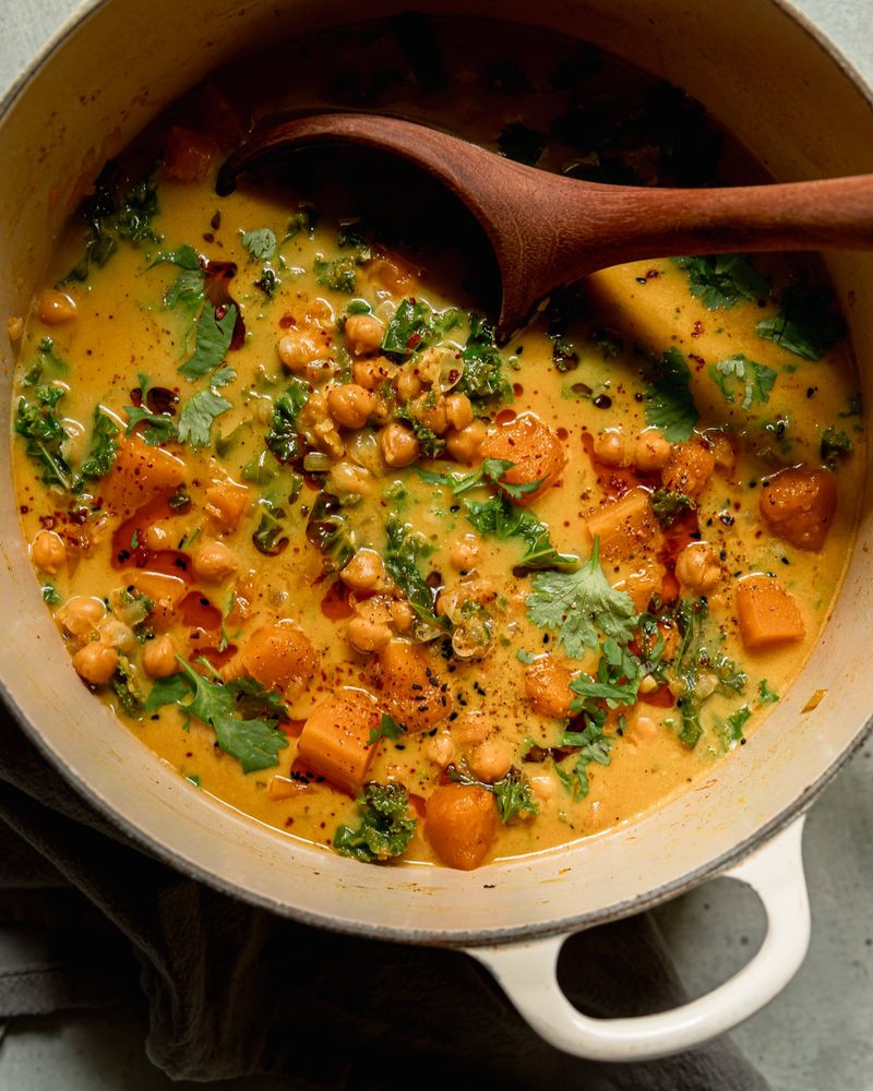 Butternut Squash and Chickpea Casserole
