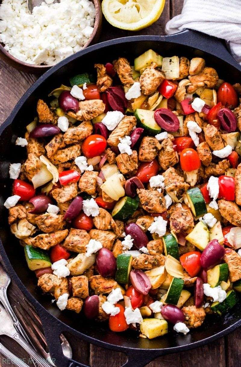 Mediterranean Chicken Skillet