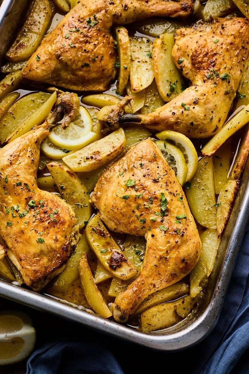 Greek Lemon Chicken with Potatoes