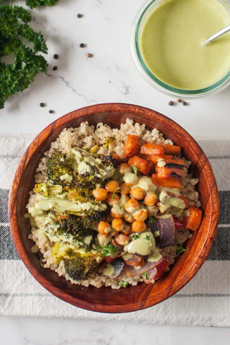 Roasted Veggie Buddha Bowl