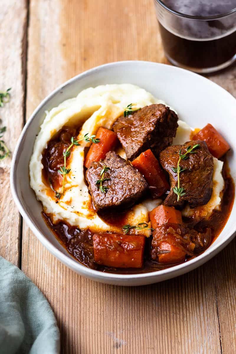 Cocoa and Coffee Venison Stew