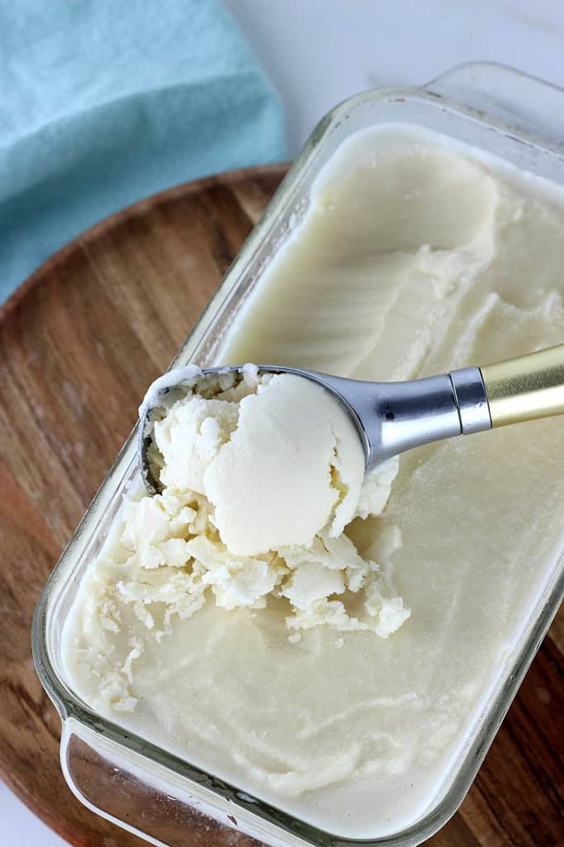 Soft Scoop Vanilla from the Tub