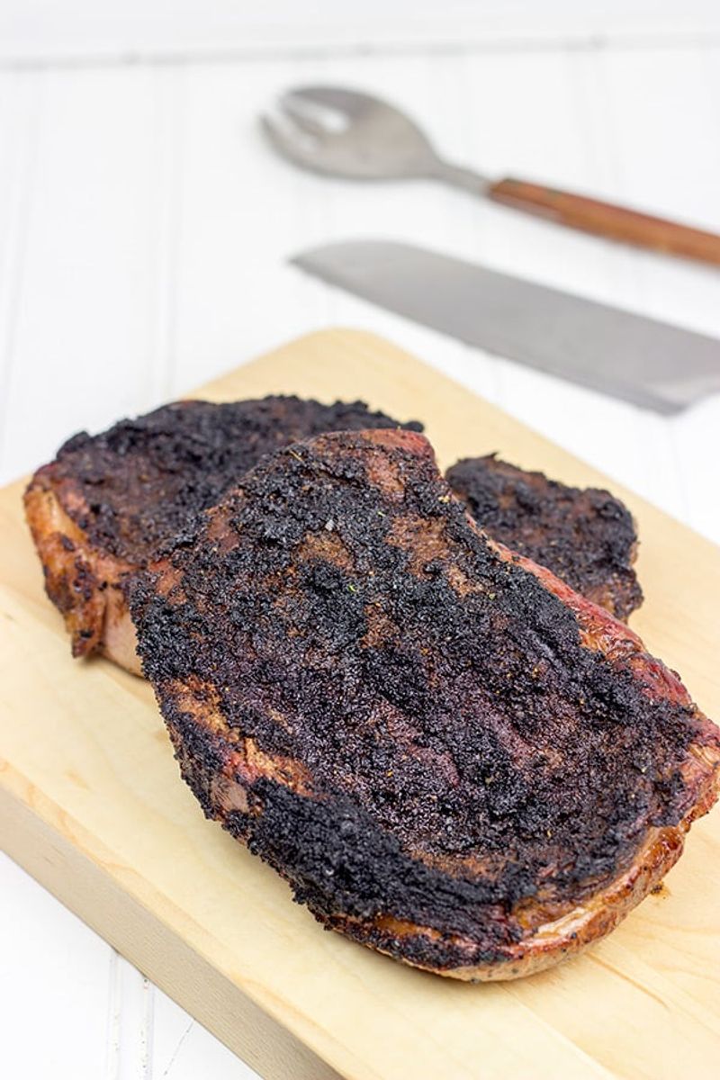 Cocoa and Espresso Crusted Steak