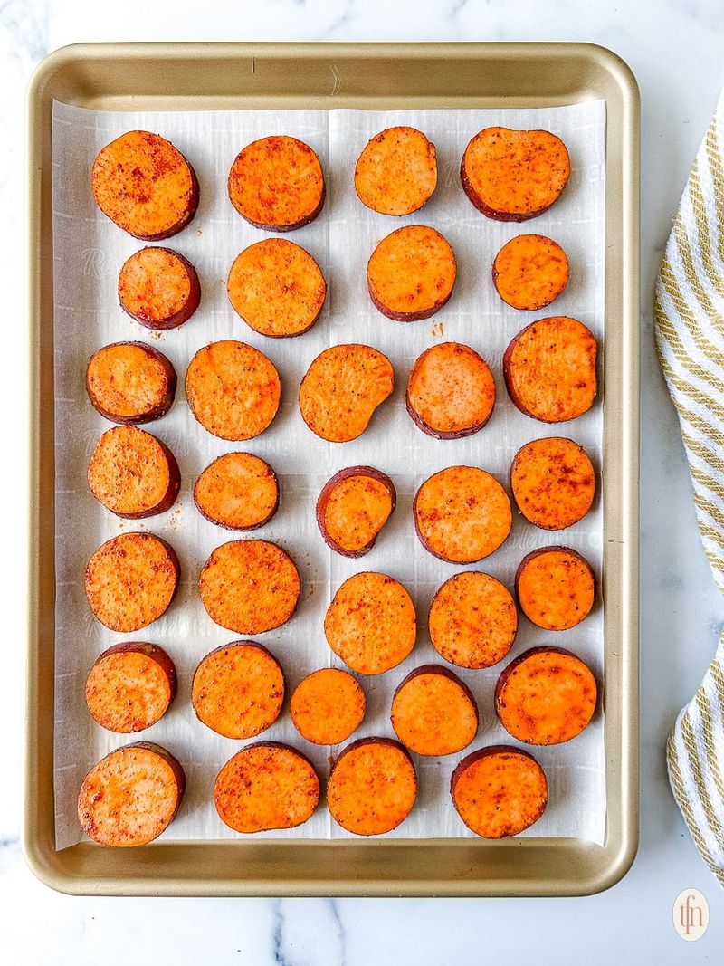 Baked Sweet Potato Rounds